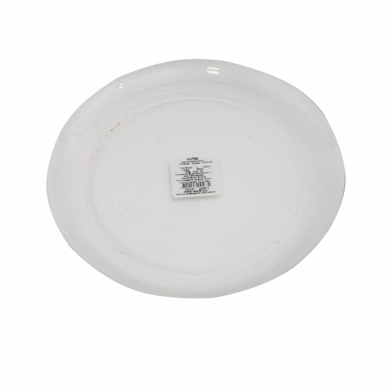 Plato Pando Stylo 0670al36 CRISTAR Unidad