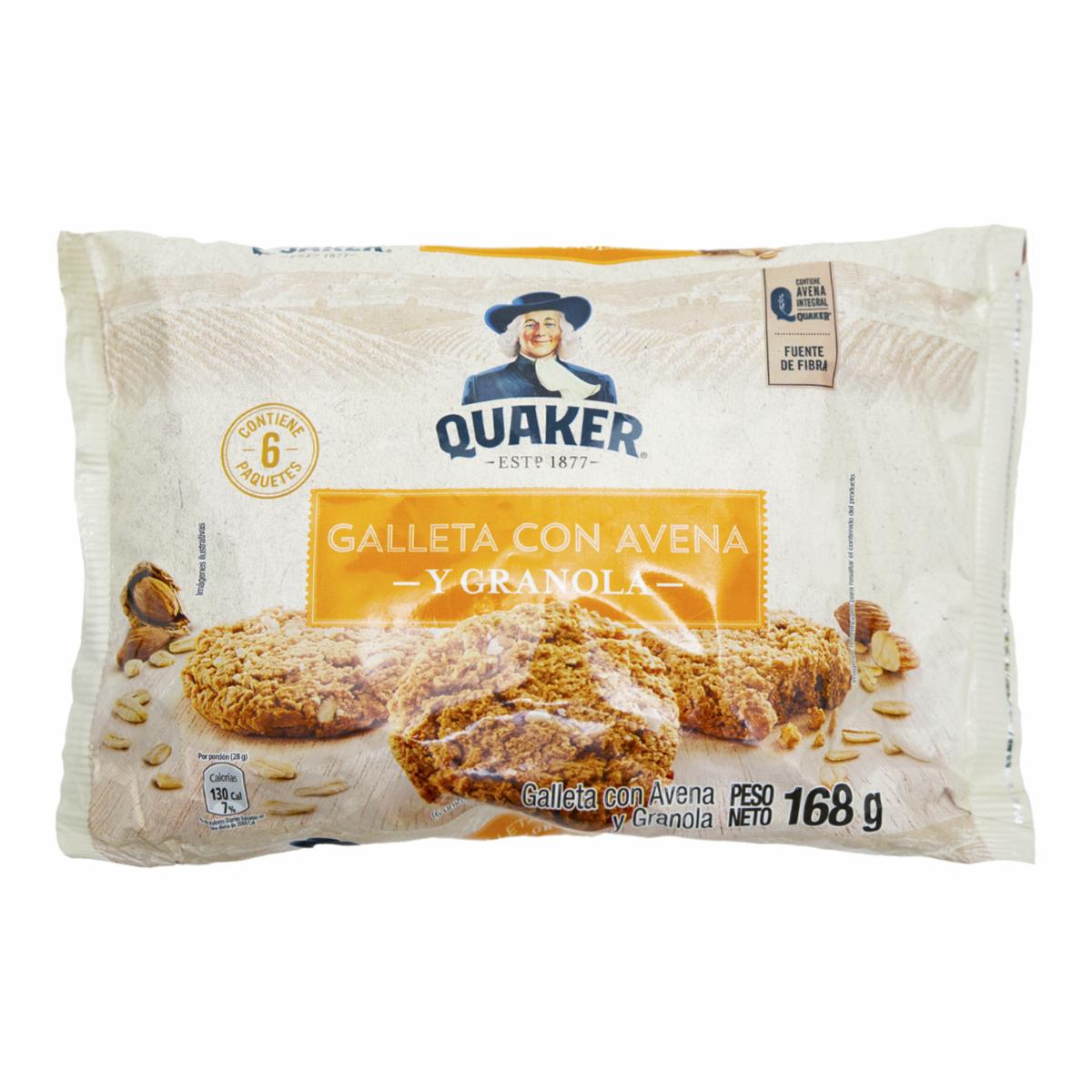 Galleta De Avena QUAKER 168 G