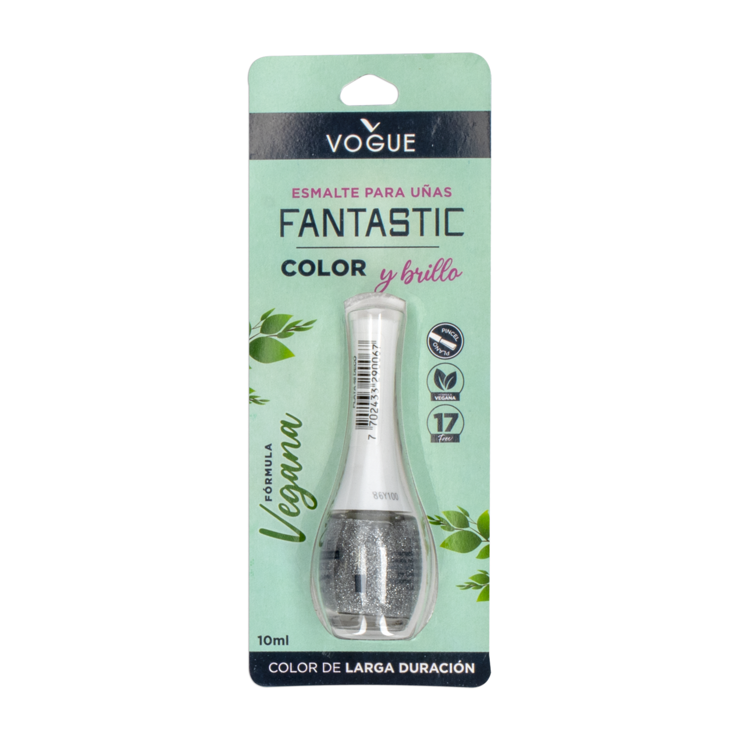 Esmalte De Uñas Fantastic Tono Plata 46 Deco VOGUE 10 Ml