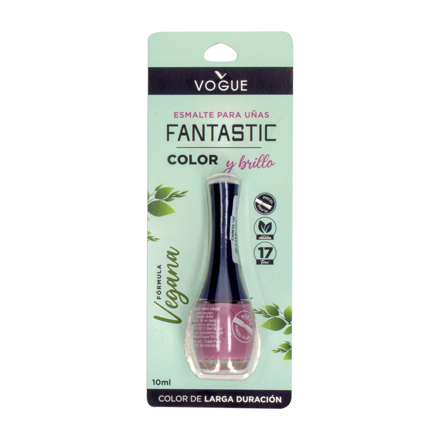 Esmalte De Uñas Fantastic Tono Nu Caricia 143 VOGUE 10 Ml