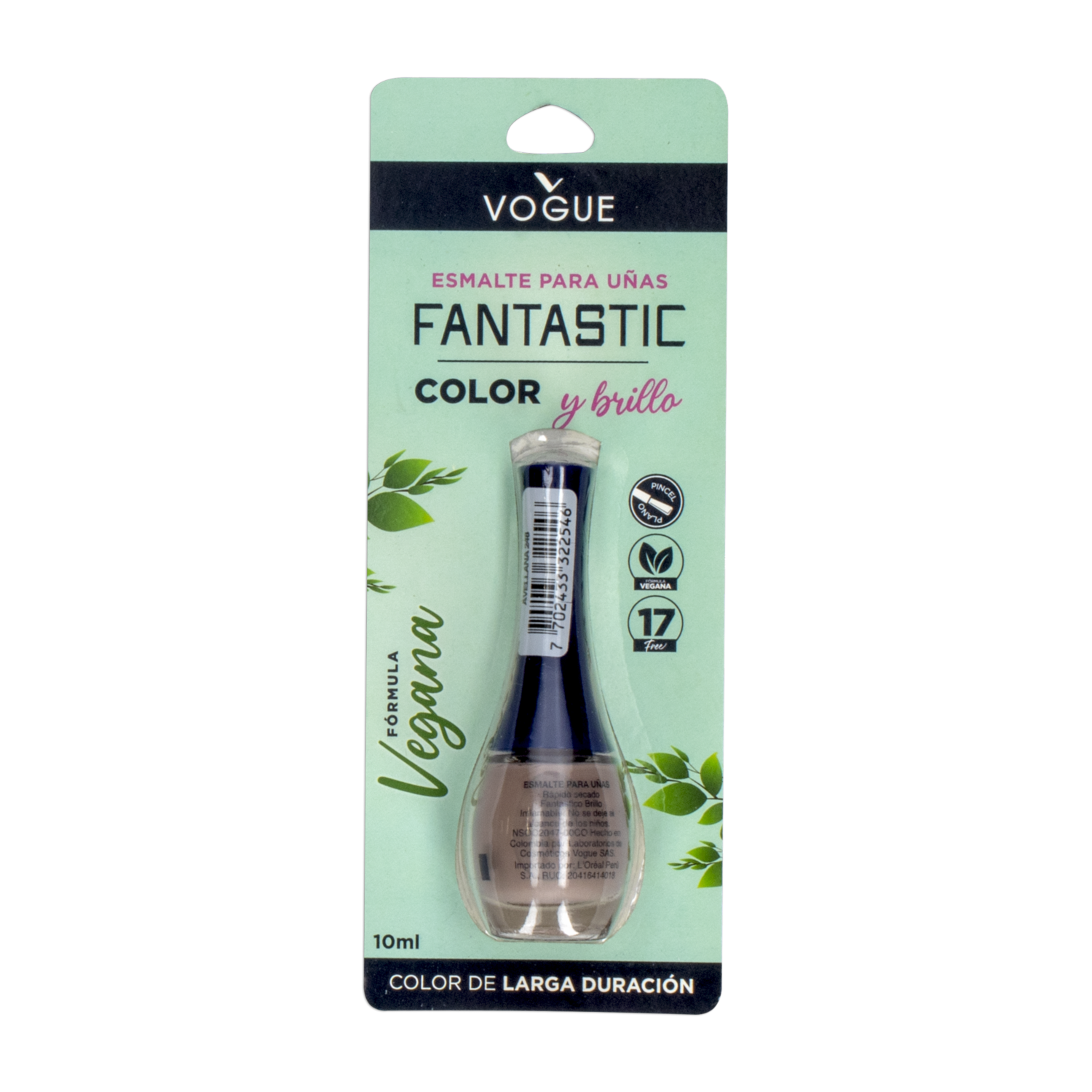 Esmalte De Uñas Fantastic Tono Avellana 248 VOGUE 10 Ml