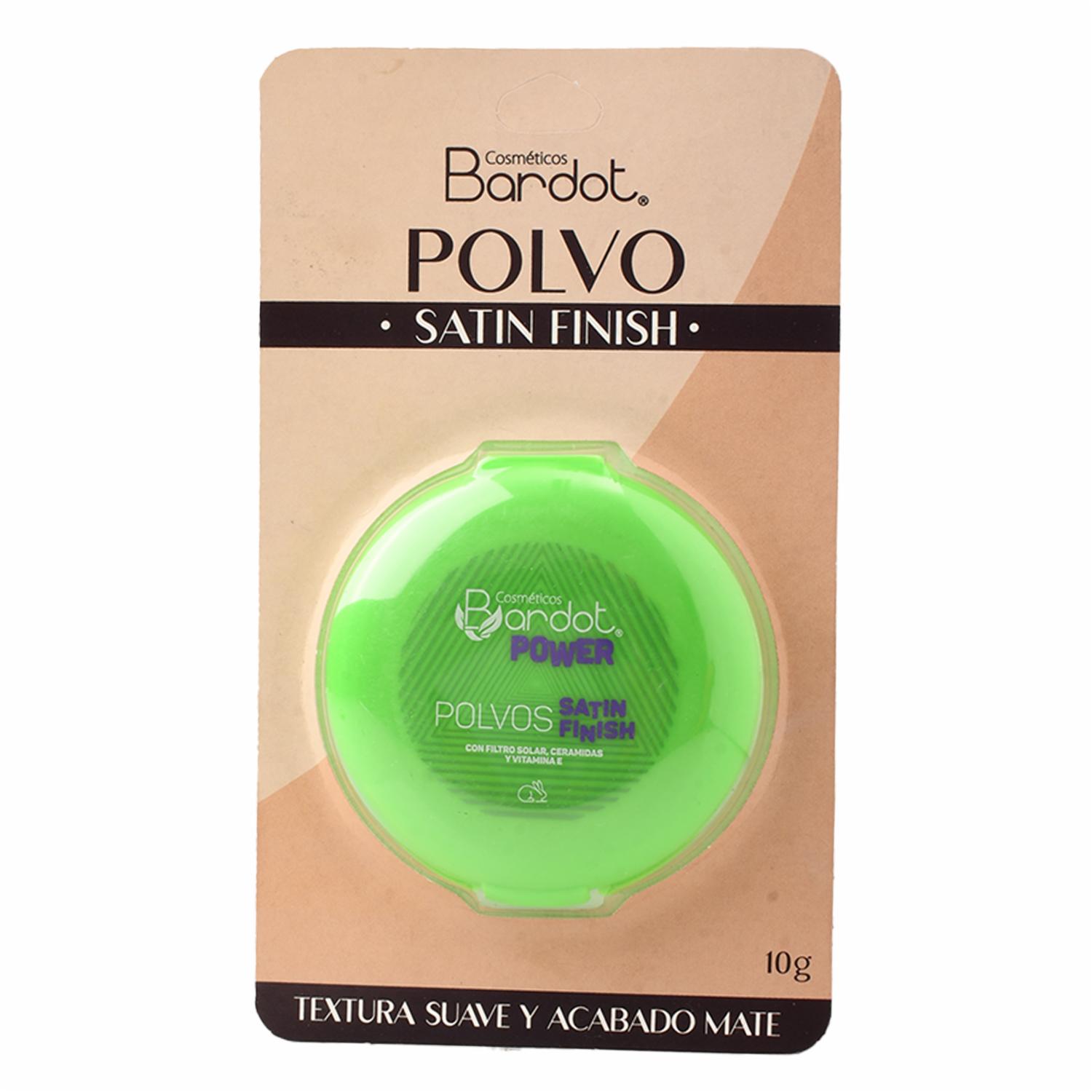 Polvo Compacto Satin Finish 2 BARDOT Unidad