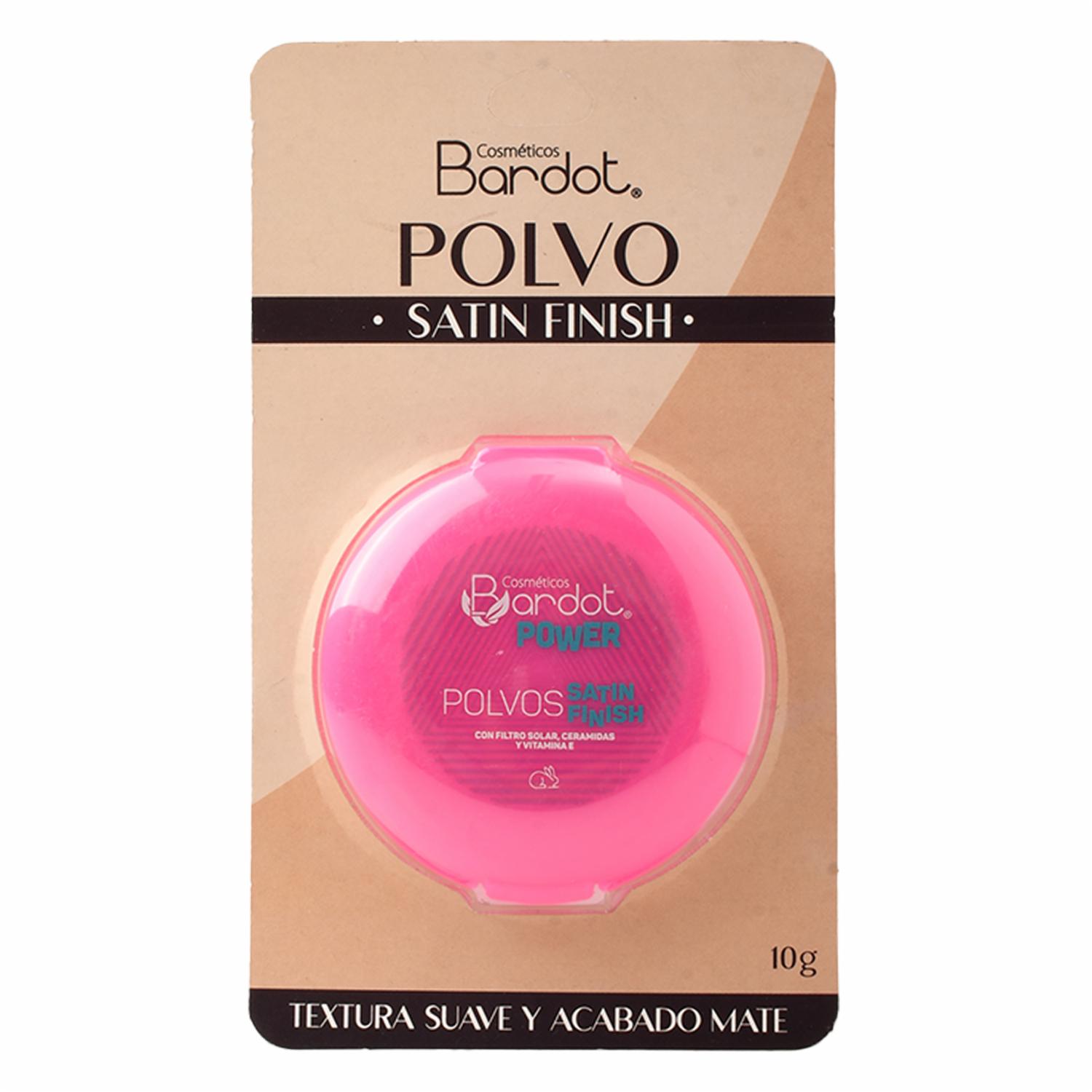 Polvo Compacto Satin Finish 3 BARDOT Unidad