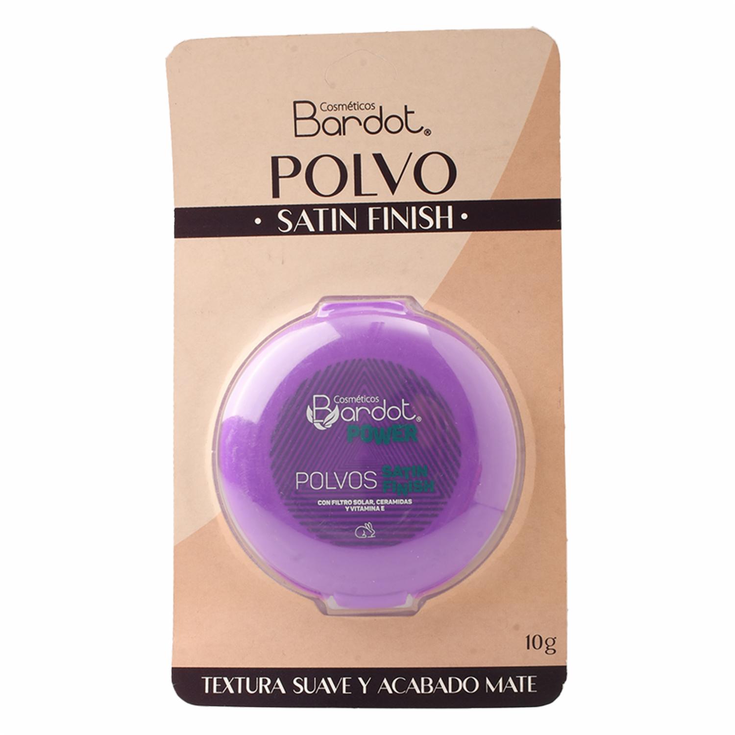 Polvo Compacto Satin Finish 4 BARDOT Unidad