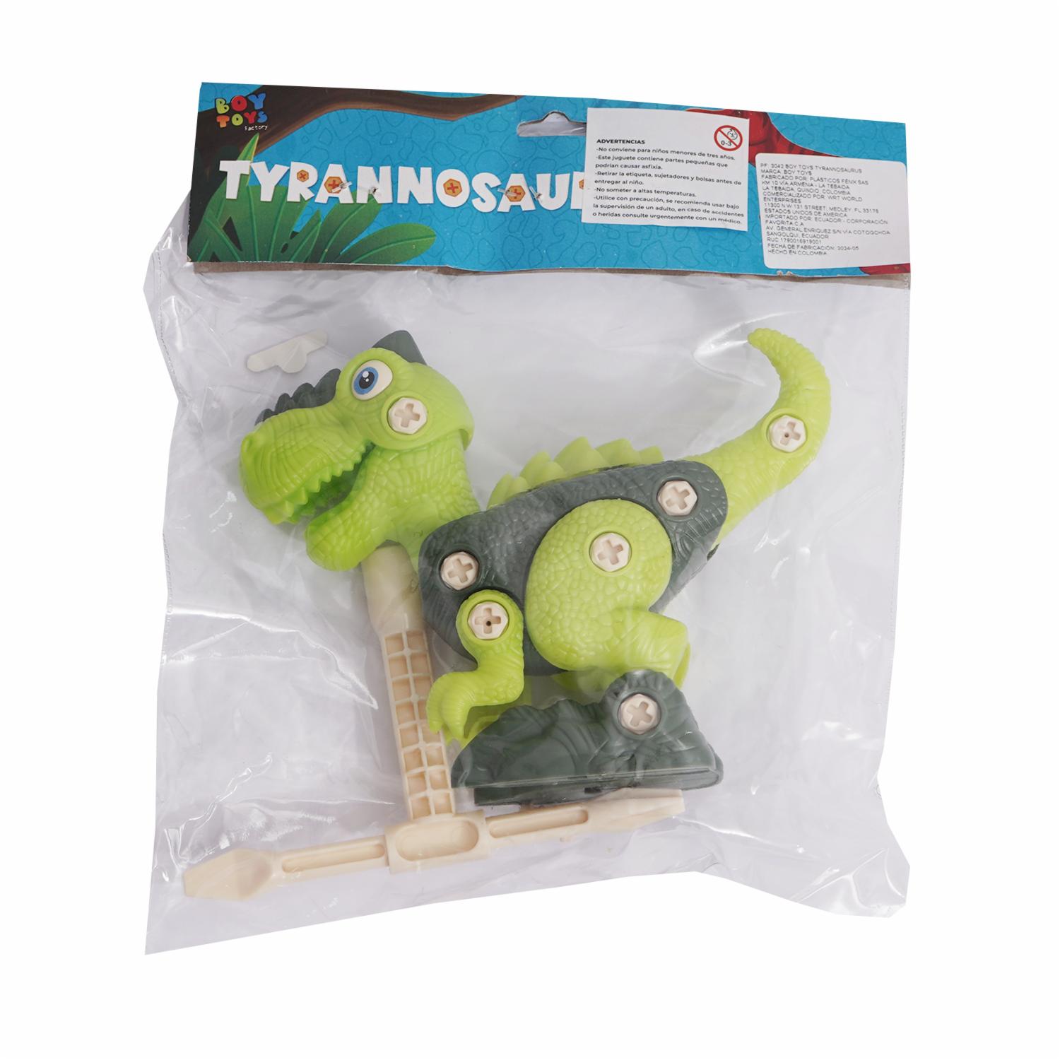 Dinosaurio Desarmable BOY TOYS Tyranosaurus