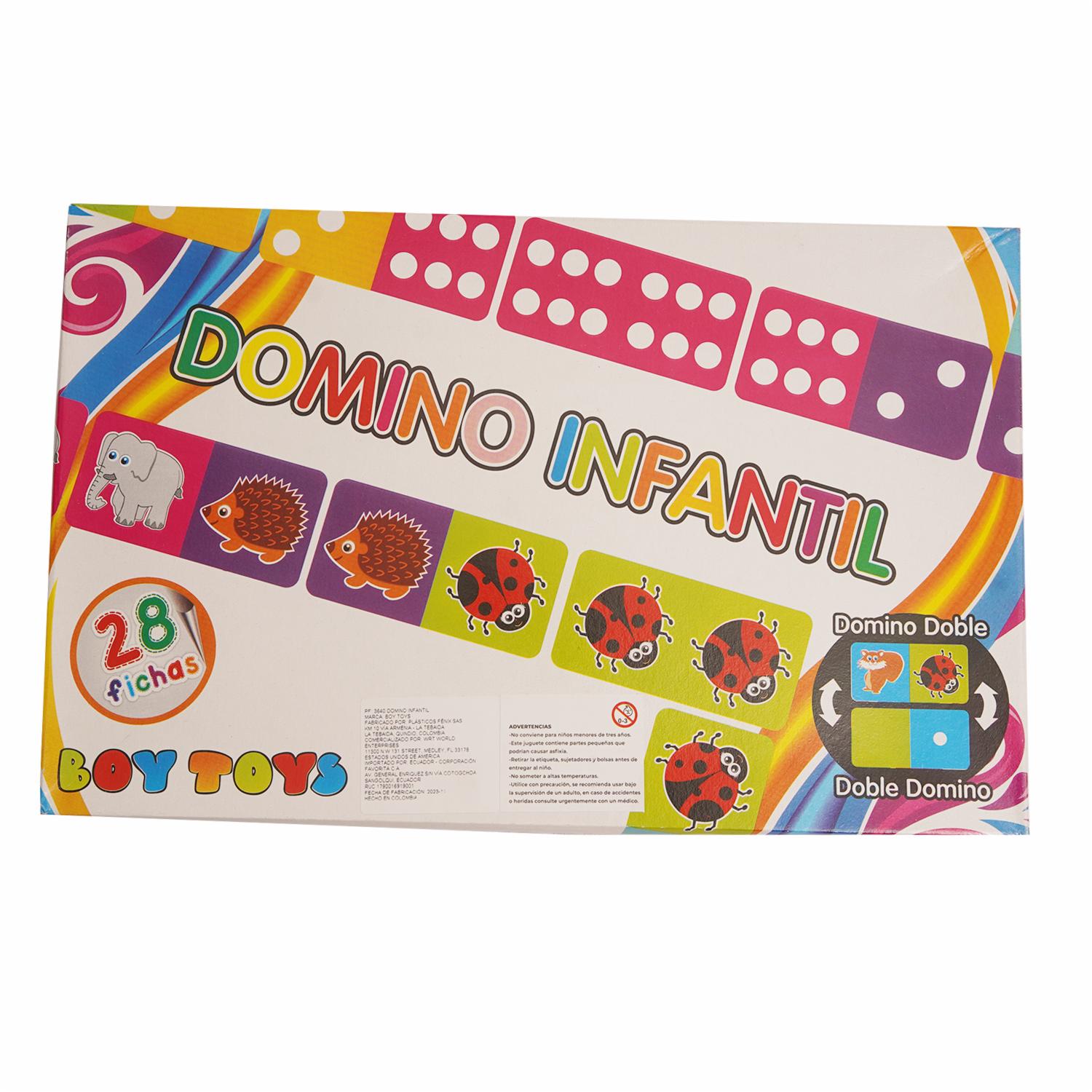 Juego De Mesa BOY TOYS Dominó Infantil