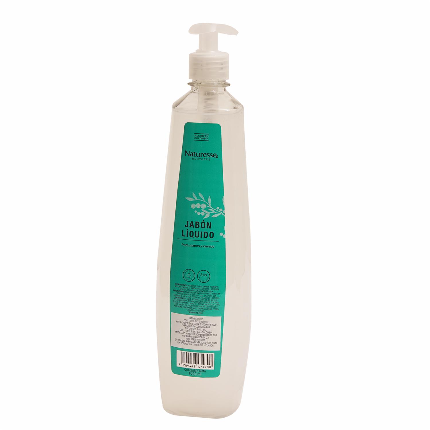 Jabón Líquido De Manzana Verde NATURESSE 1000 Ml