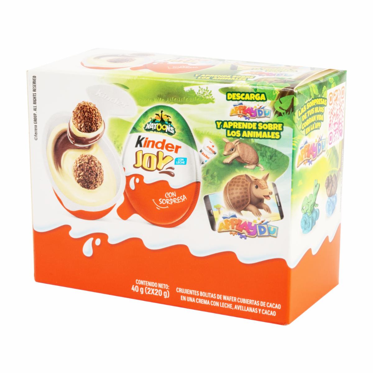Huevo Sorpresa De Chocolate Batwheels KINDER JOY 2 X 20 G