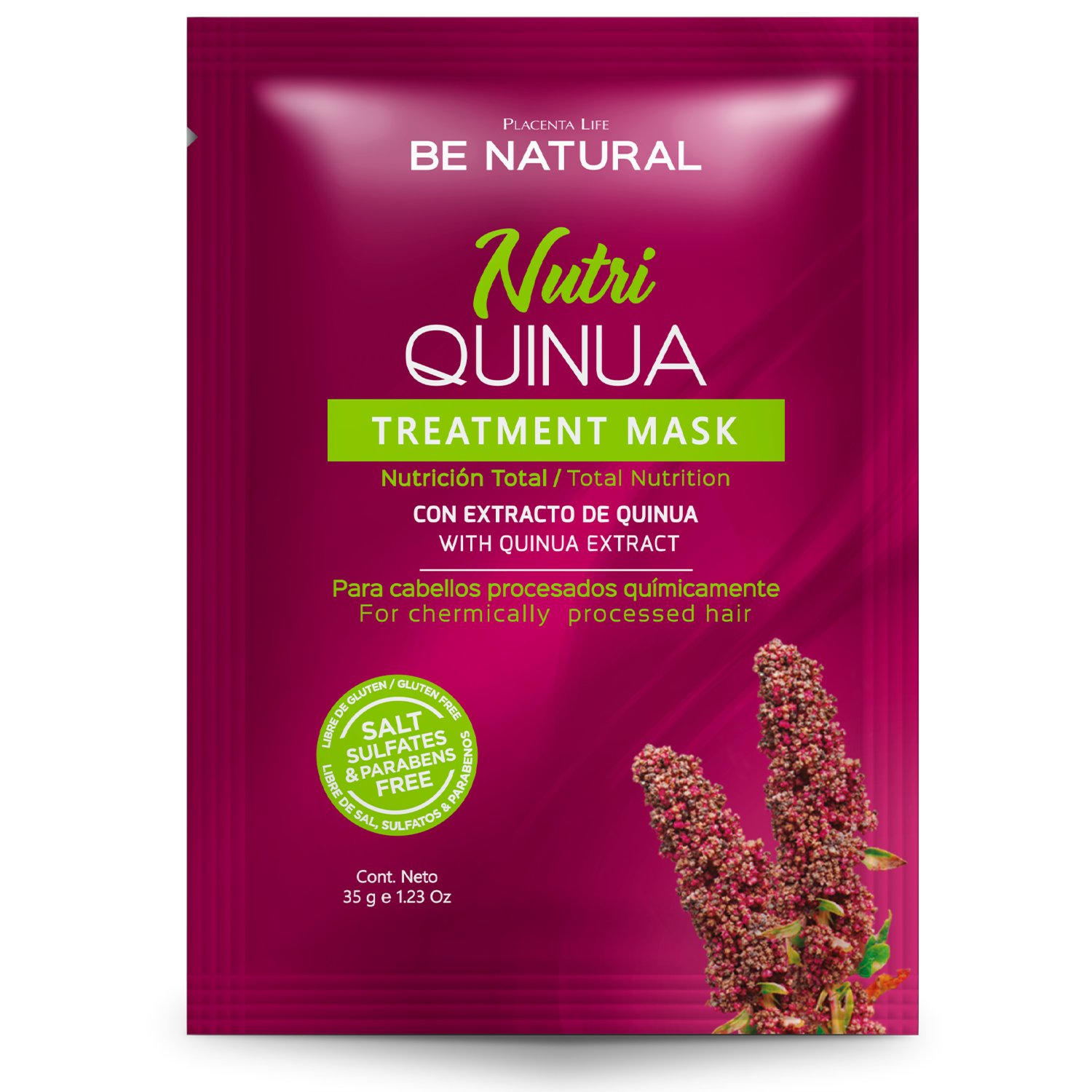 Tratamiento Capilar Be Natural Nutri Quinua BE NATURAL 35 G