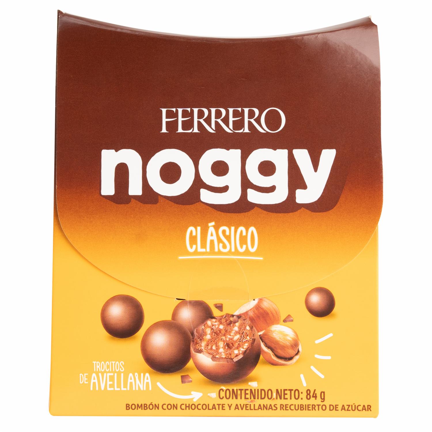 Bombones De Chocolate Con Trozos De Avellana Y Cubierta Crocante NOGGY 84 G