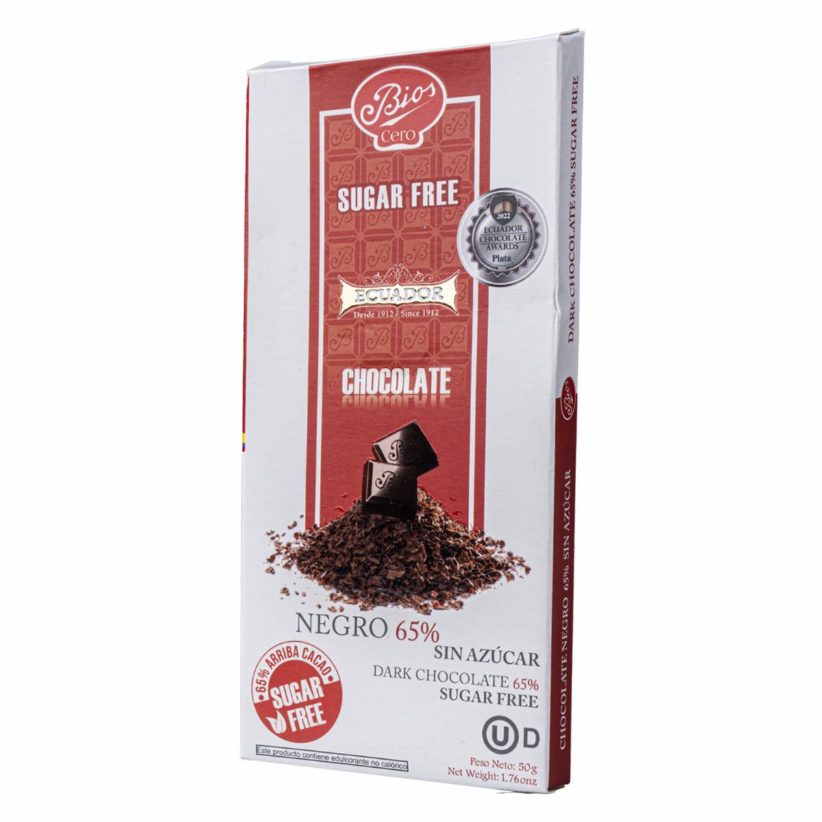 Chocolate Negro Sin Azúcar BIOS 50  G