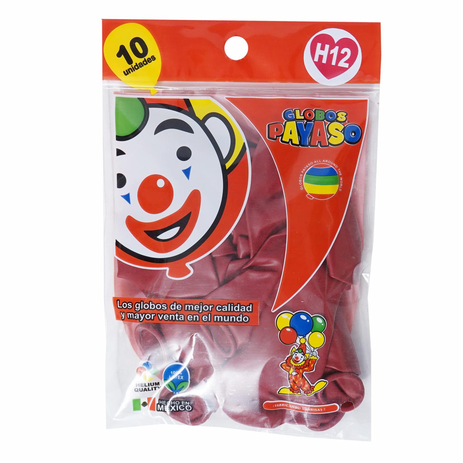 Globos Payaso N°12 Corazón GLOBOS PAYASO X 10 Uds