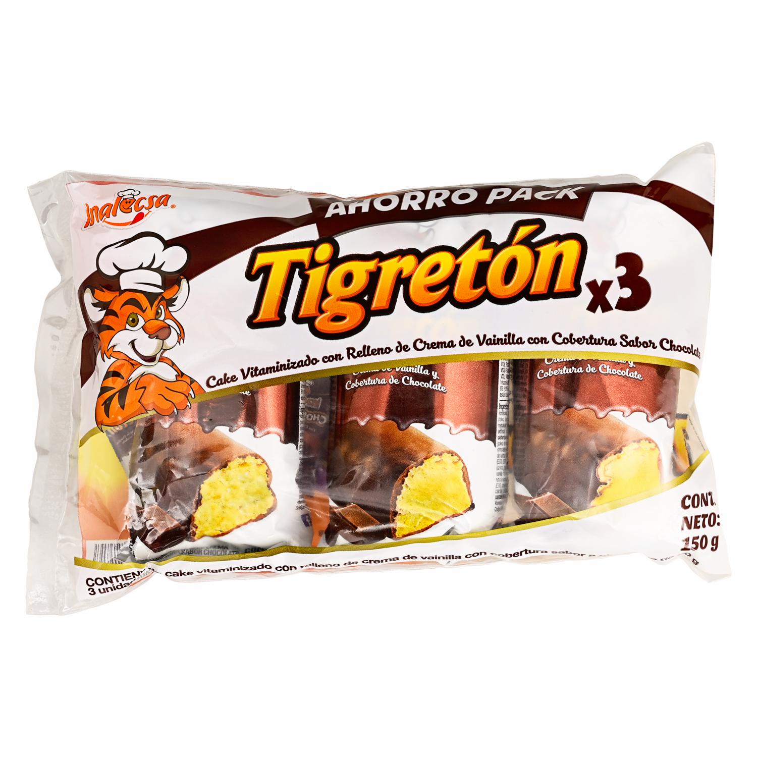 Pack De Pastelillos Tigretón INALECSA 150 G