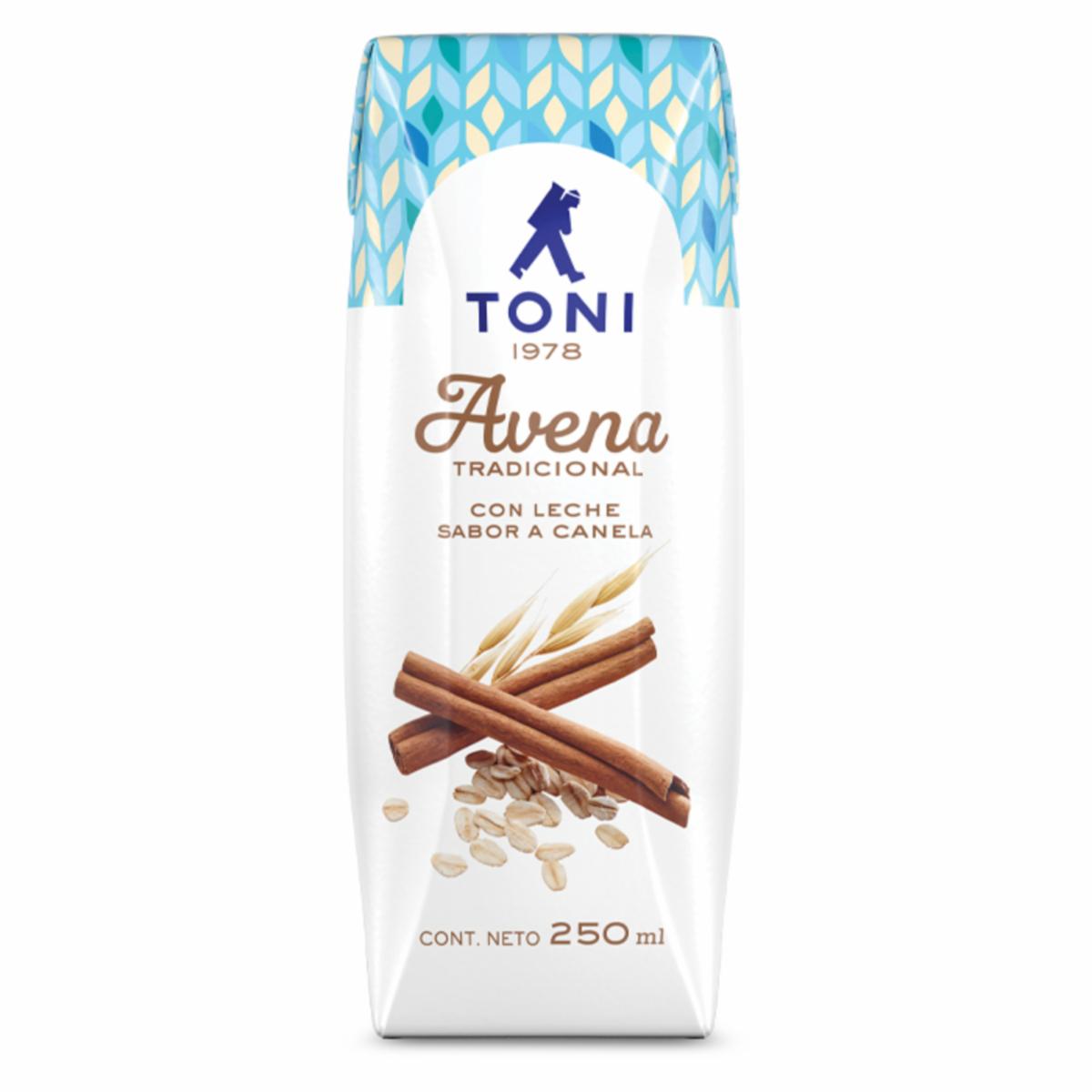 Bebida De Avena Casera Sabor Canela TONI 250 Ml