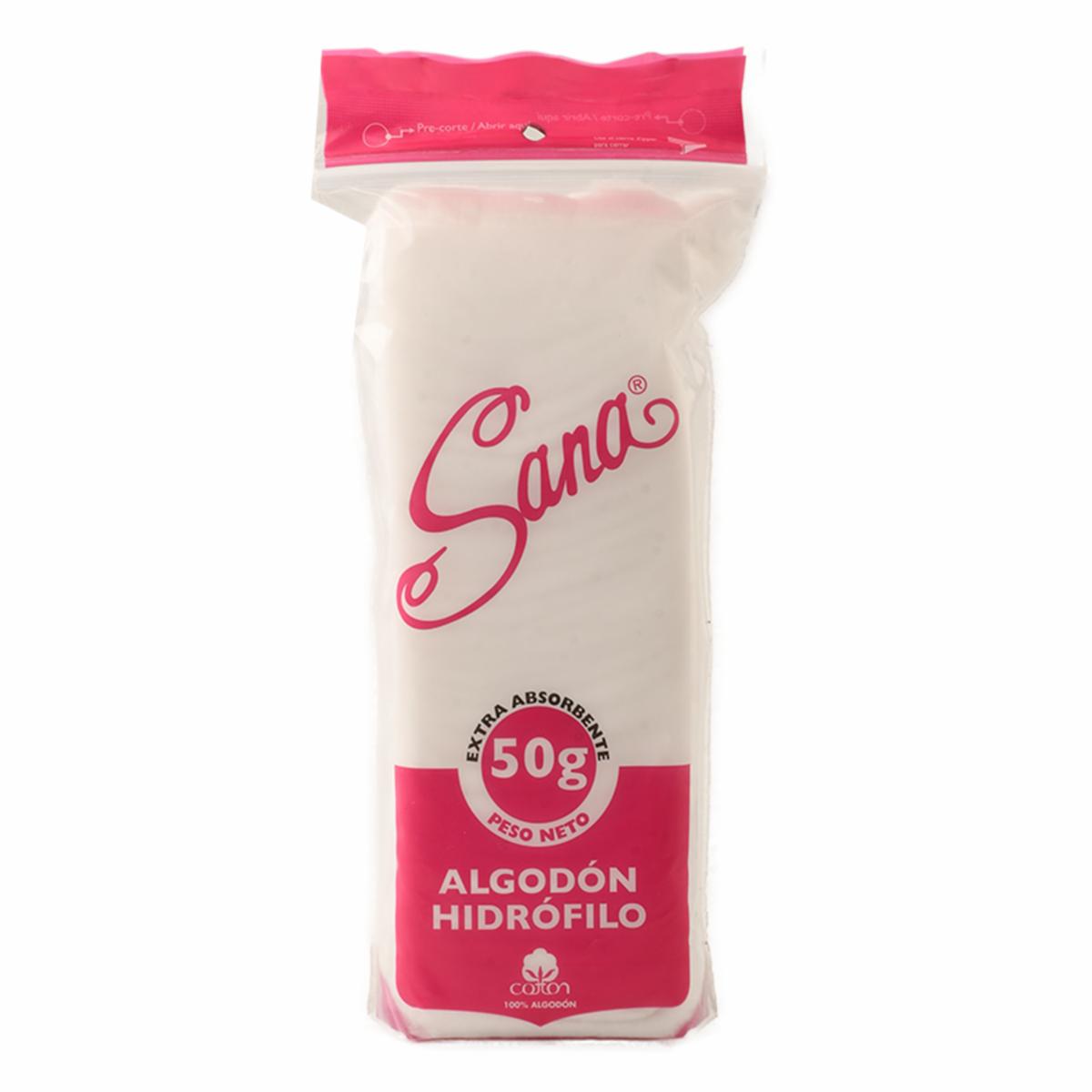 Algodón Hidrófilo SANA 50 G
