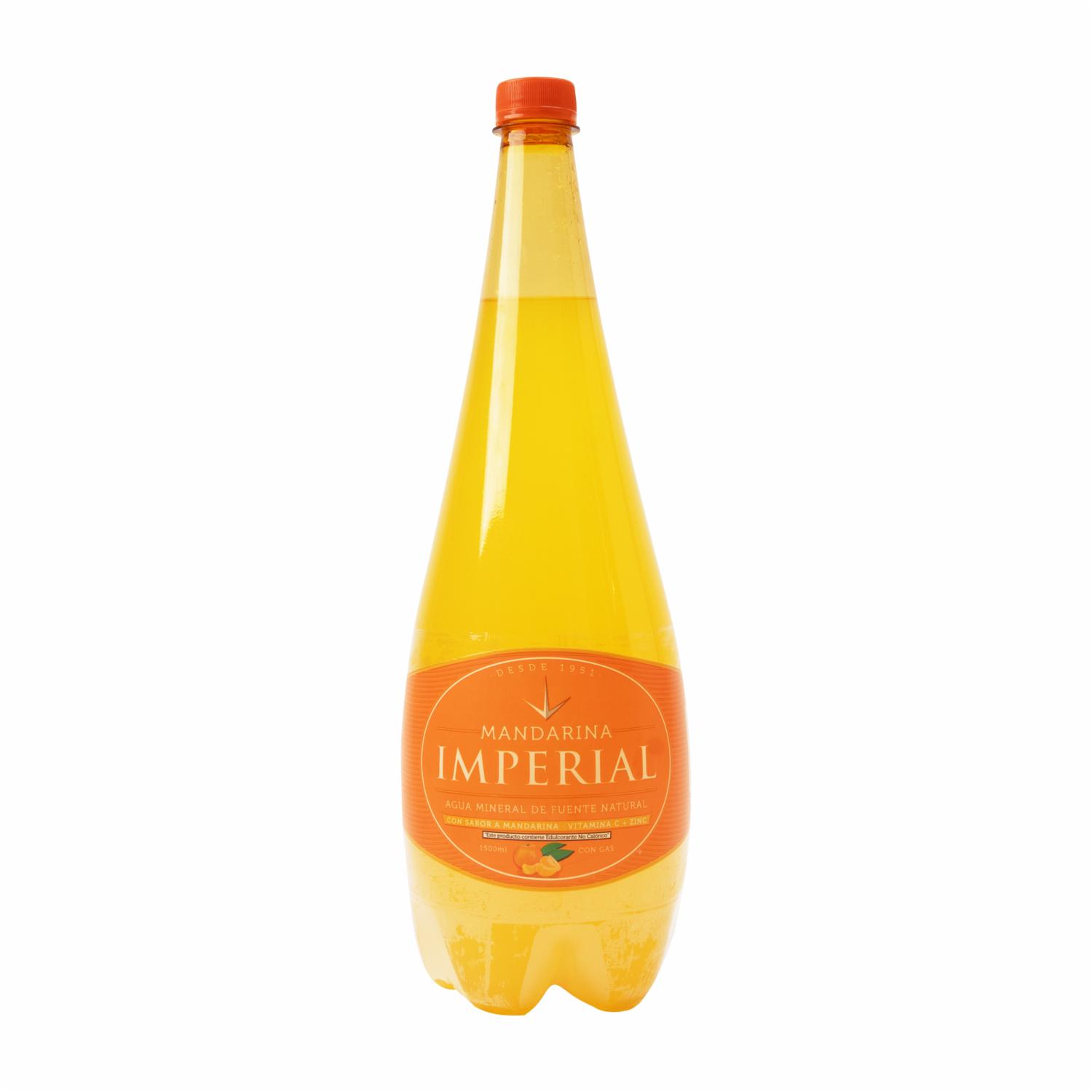 Agua Mineral Sabor Mandarina IMPERIAL 1500 ML