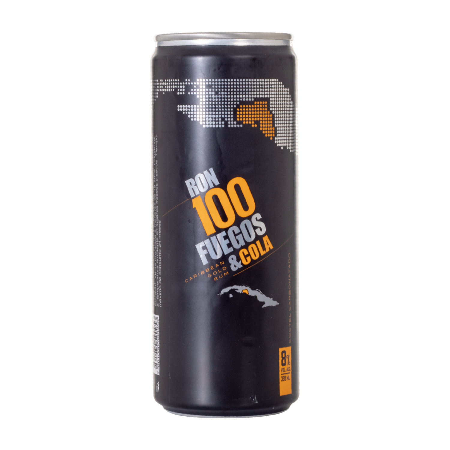 Ron Con Cola 100 FUEGOS 330 Ml