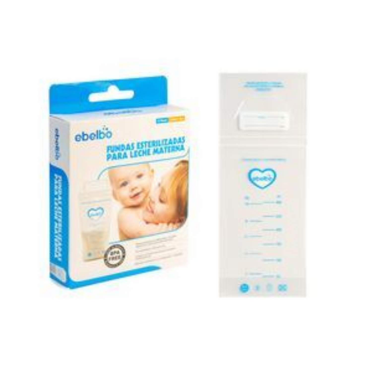 Fundas Para Leche Materna EBELBO 10 Unidades