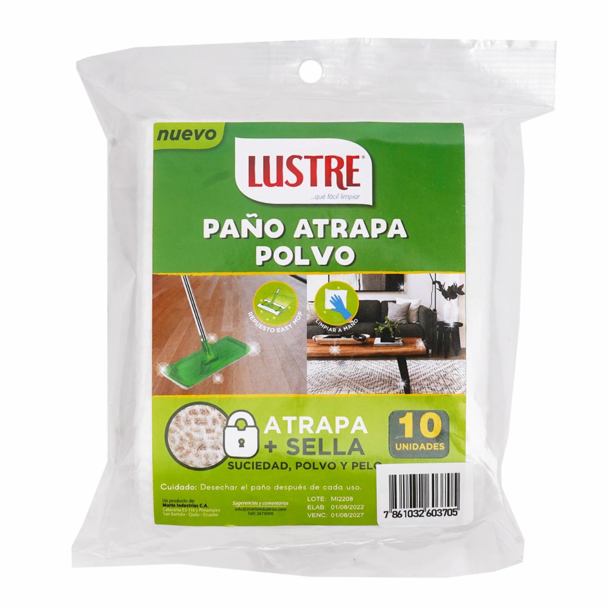 Paño Atrapa Polvo LUSTRE X 10 Uds
