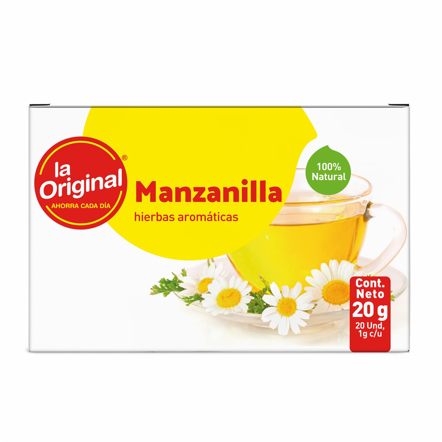 Infusión Manzanilla Natural LA ORIGINAL Caja