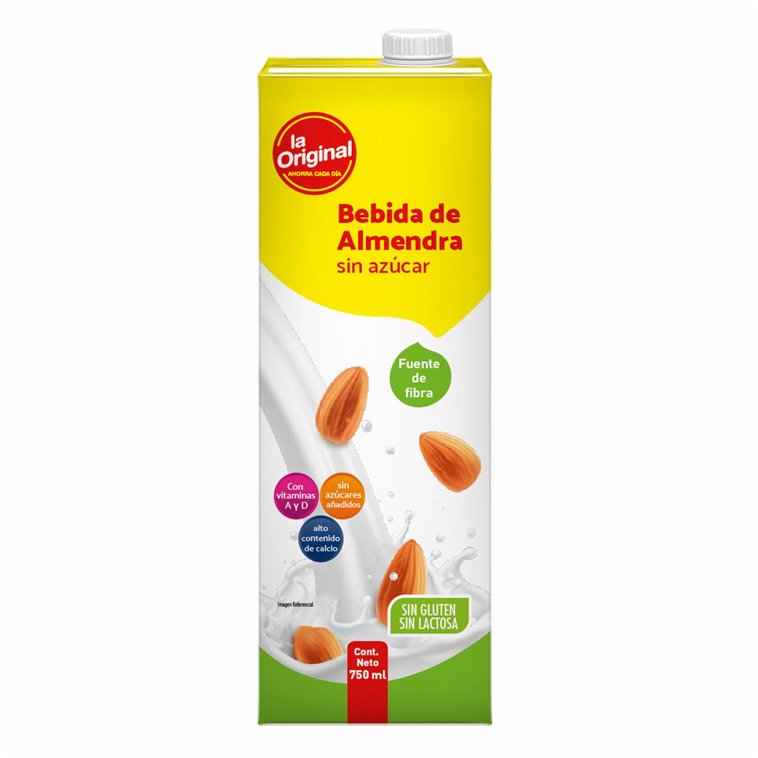 Bebida De Almendras Sin Azúcar LA ORIGINAL 750 G