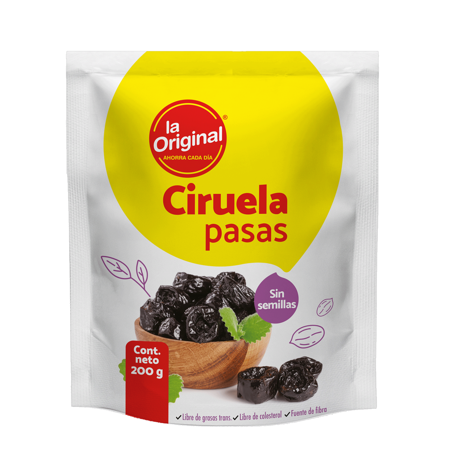 Ciruelas Natural LA ORIGINAL 200 G