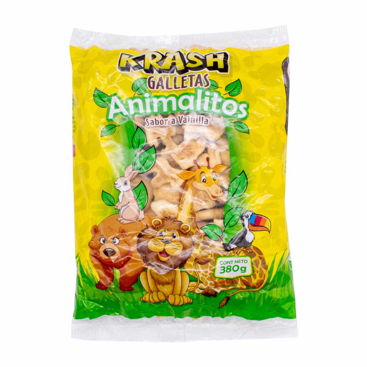Galleta De Animalitos Sabor A Vainilla KRASH 380 G