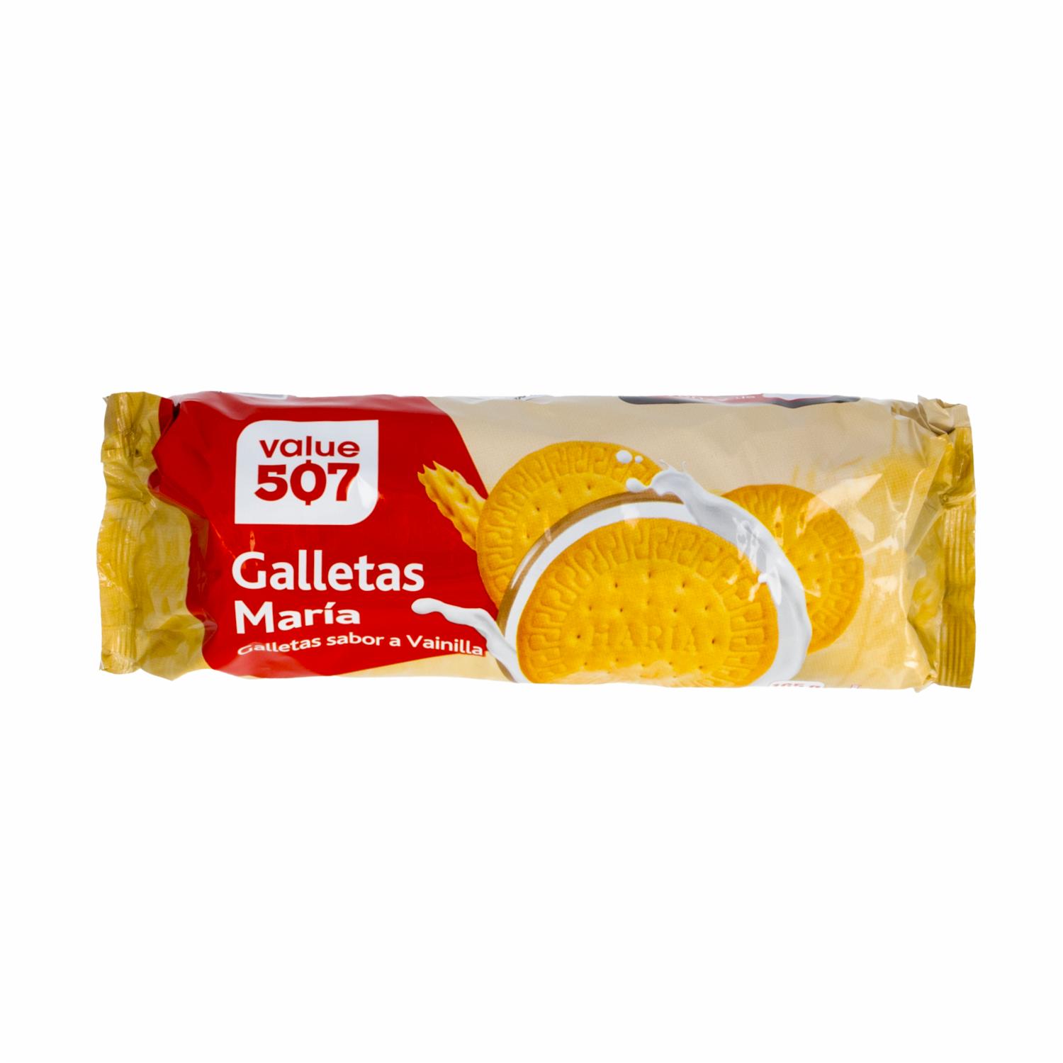 Galletas Dulces Sabor A Vainilla VALUE 507 165 G