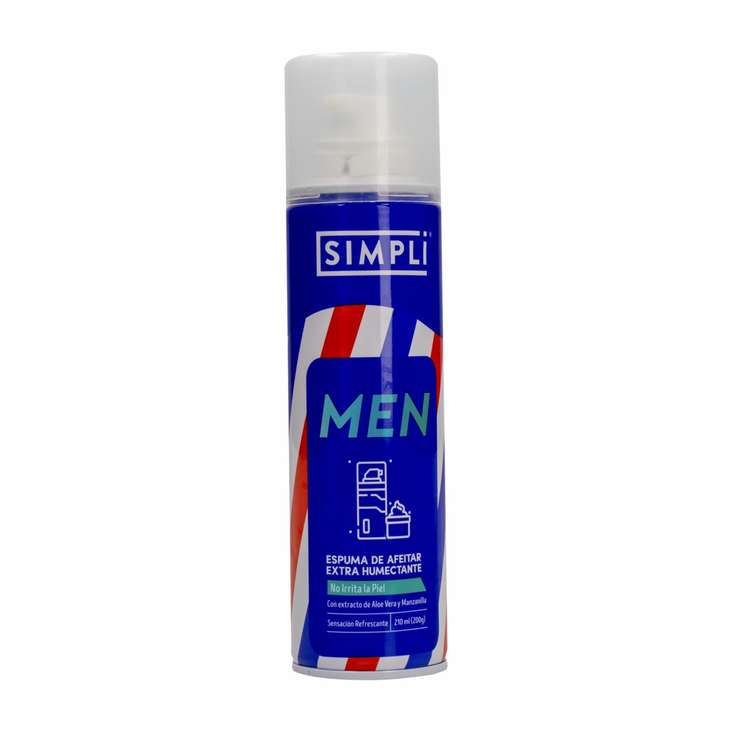 Espuma De Afeitar Extra Humectante SIMPLI 210 Ml