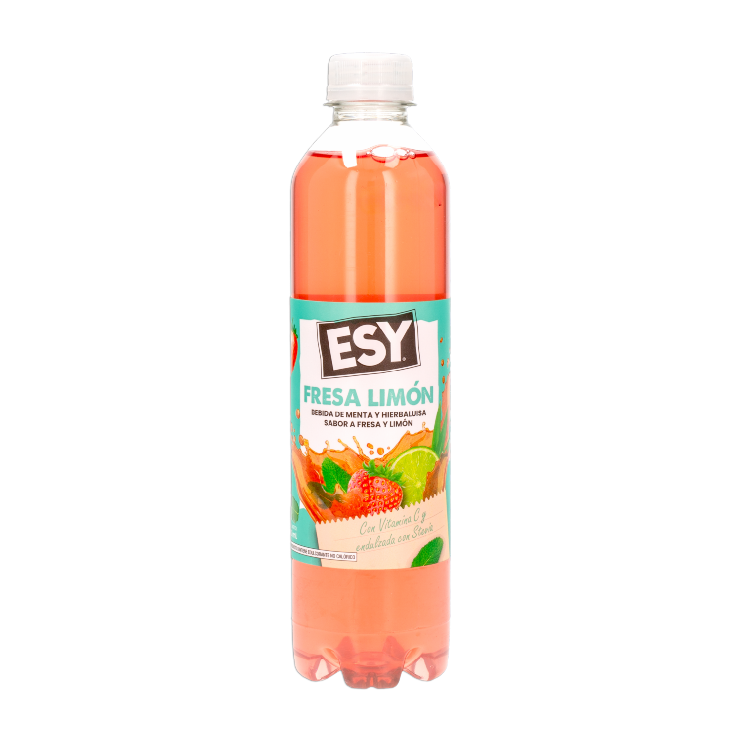 Té Frio Menta Hierba Luisa Con Fresa y Limón ESY 400 Ml