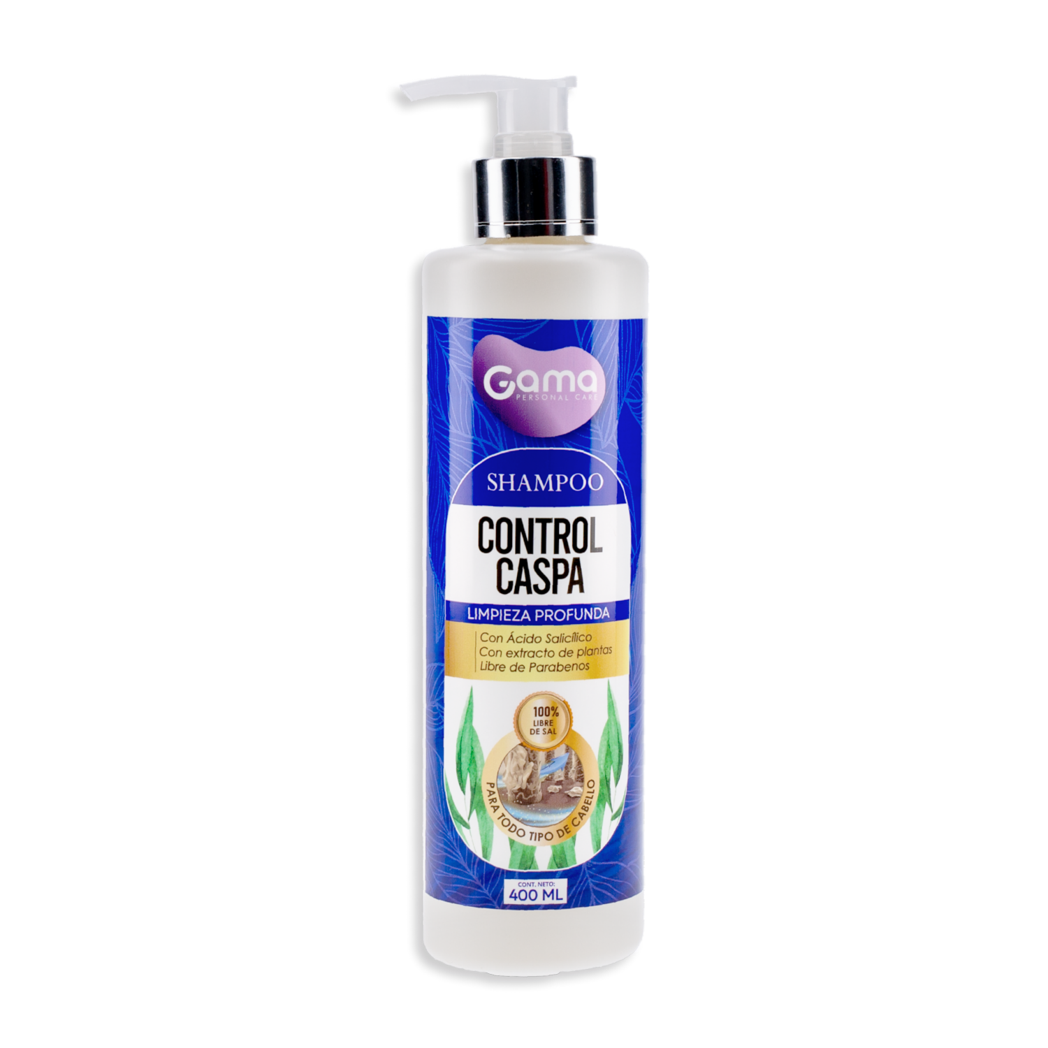 Shampoo De Cabello Control Caspa GAMA 400 Ml