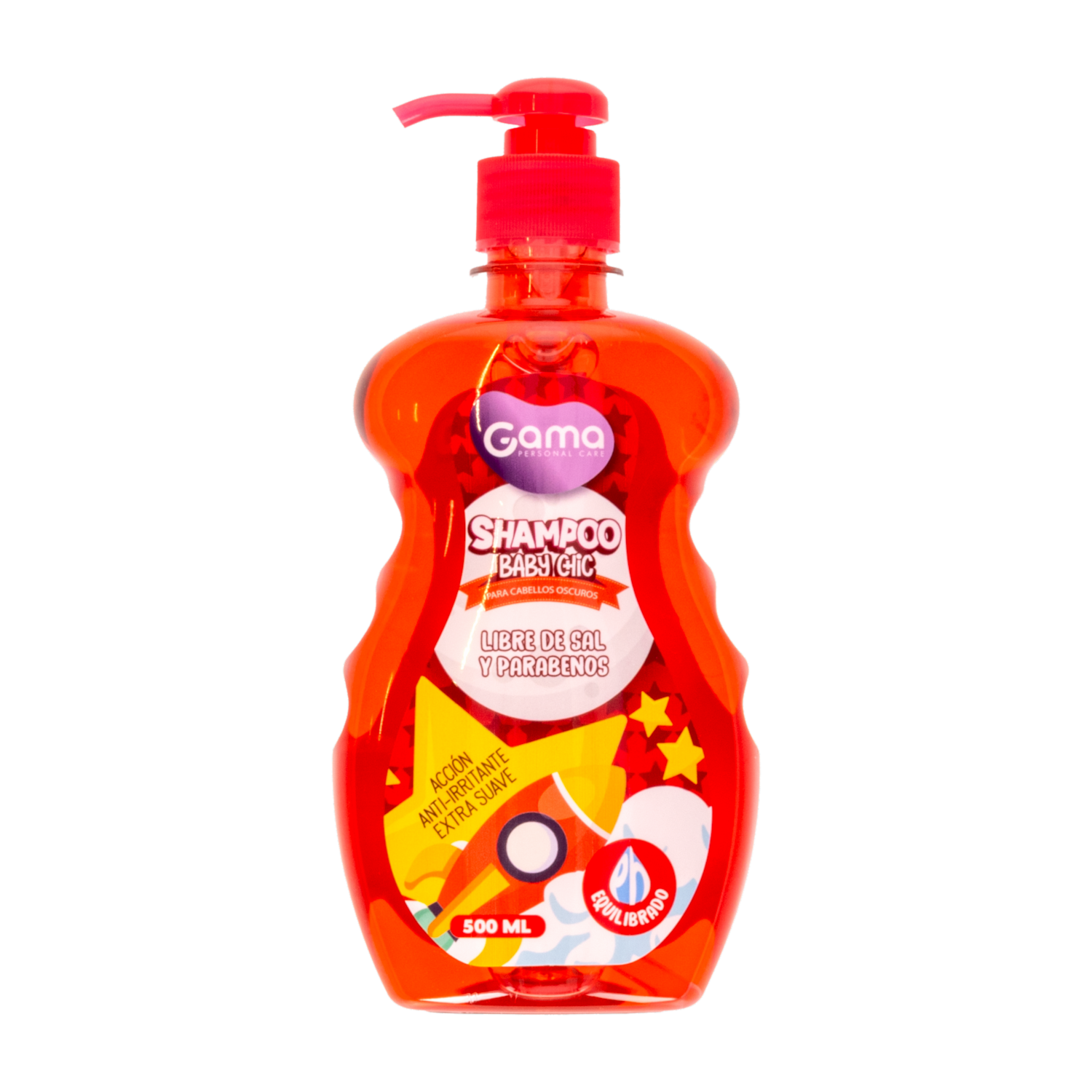 Shampoo Para Bebe Cabello Oscuro GAMA 500 Ml