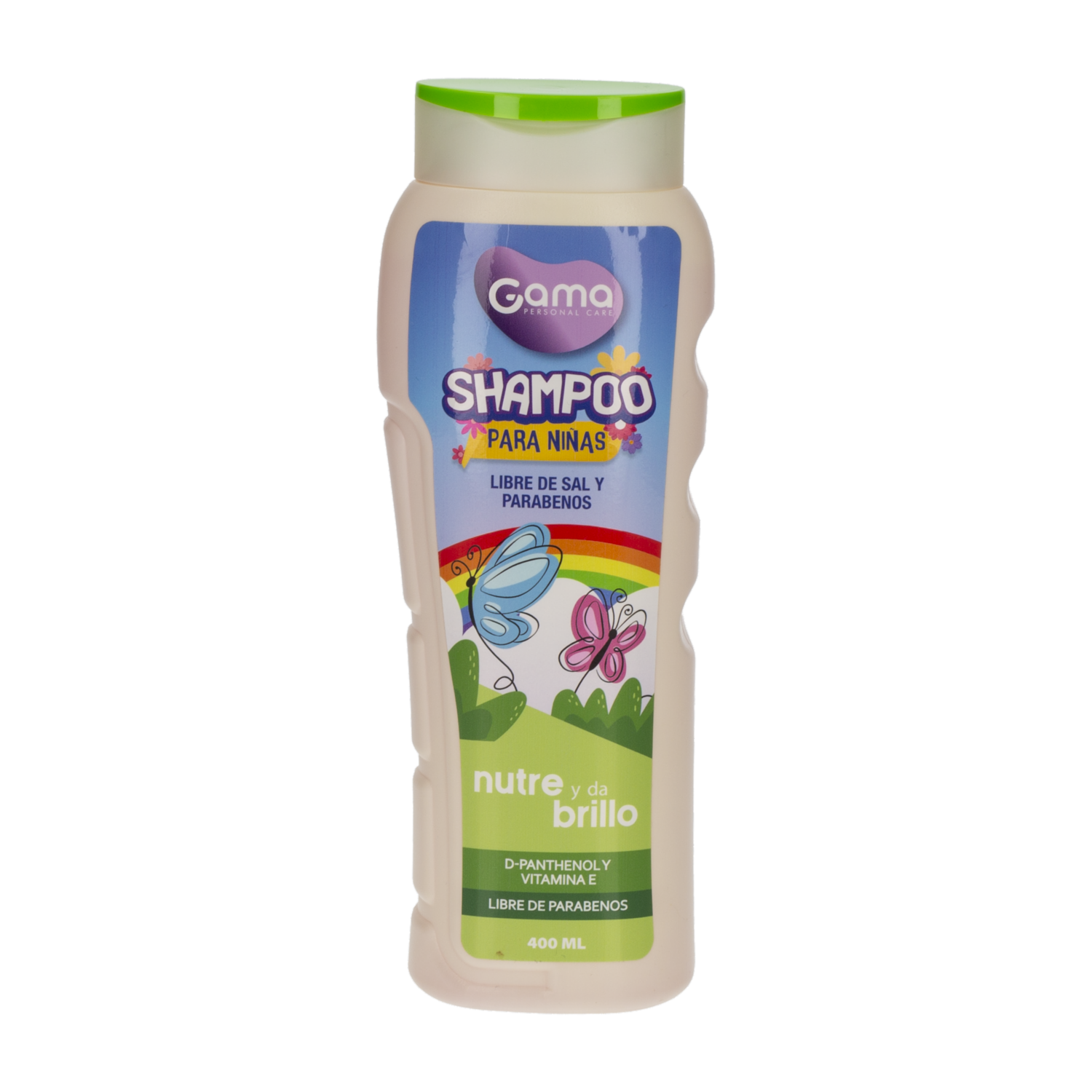 Shampoo De Cabello Para Niñas Libre De Sal Y Parabenos GAMA 400 Ml