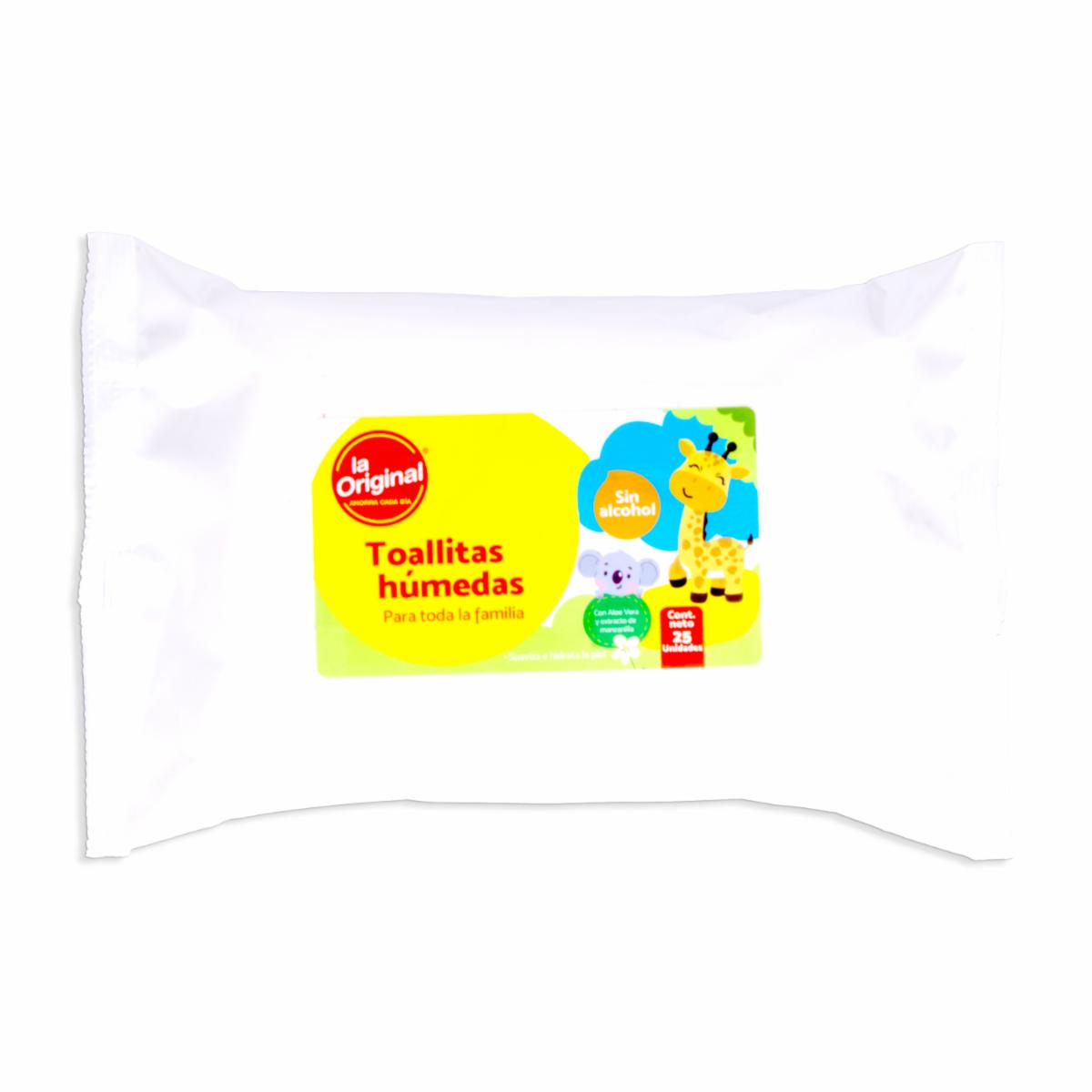 Pañitos Húmedos Baby LA ORIGINAL X 25 Uds