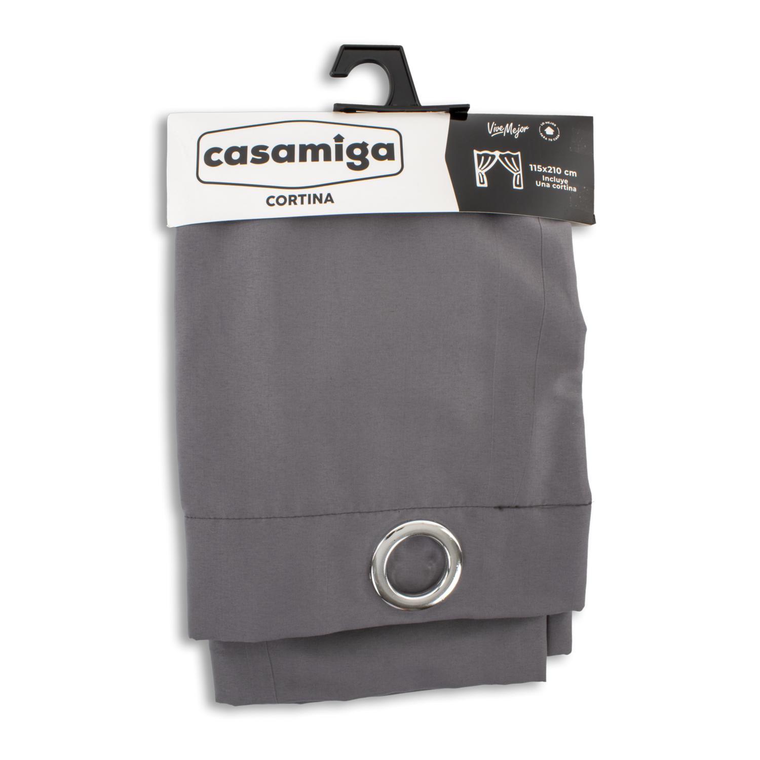 Cortina De Área Modelo One Argolla Ploma CASAMIGA 210 X 115 Cm