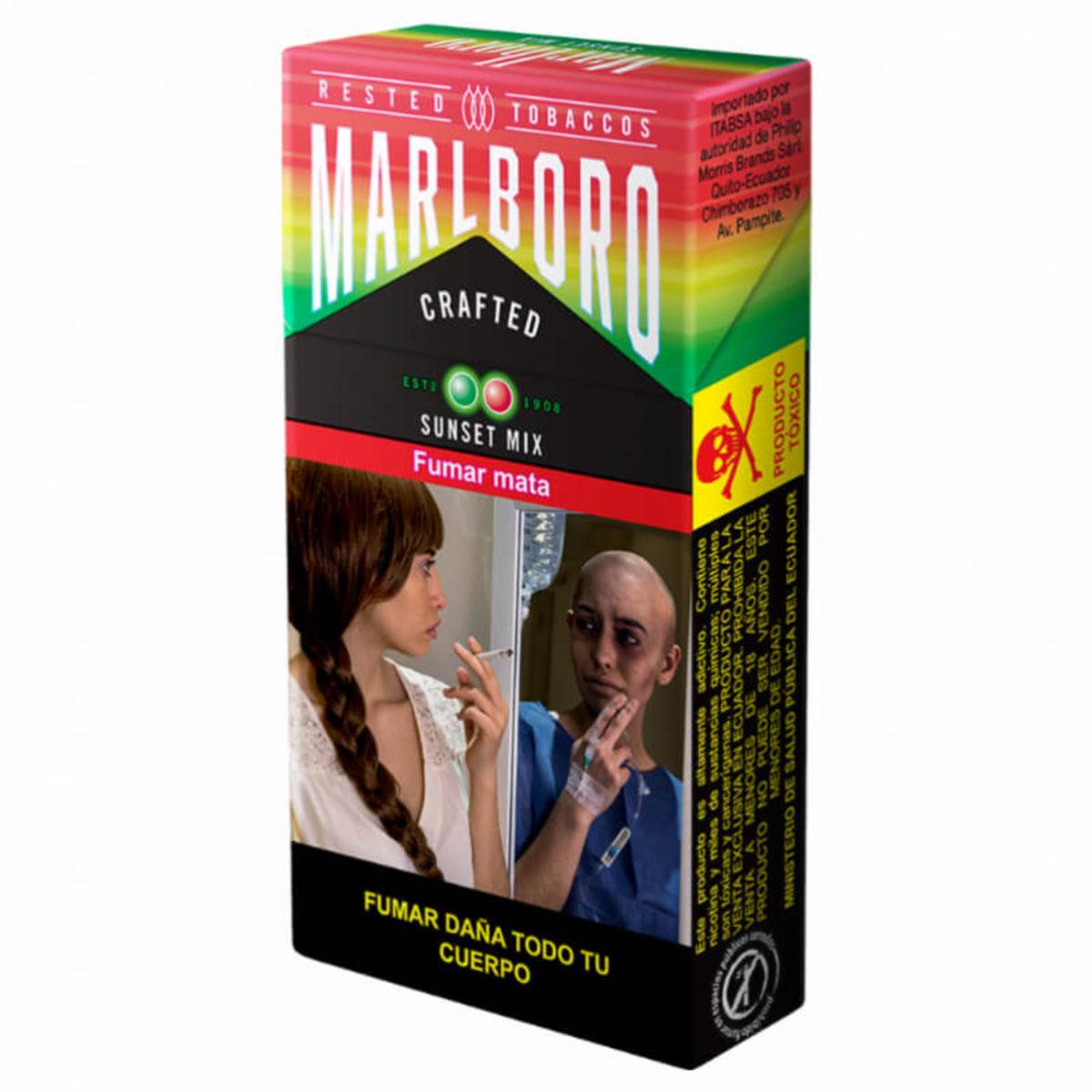 Cigarrillos Crafted Sunset MARLBORO 10 Uds