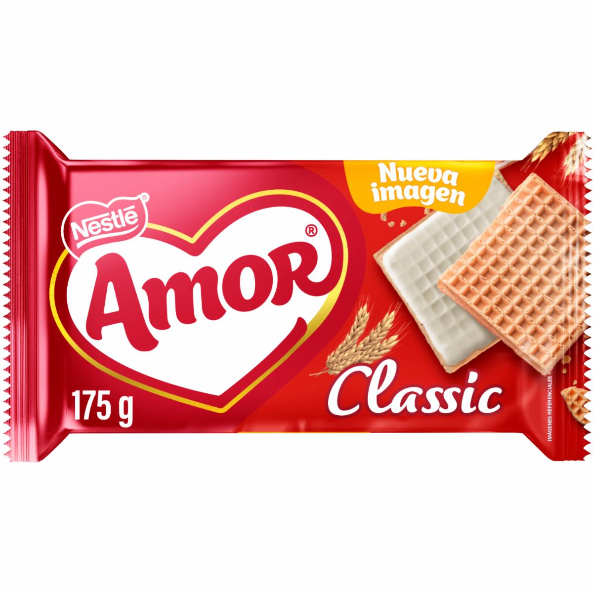 Galletas Dulces Waffer Clásica AMOR 175 G