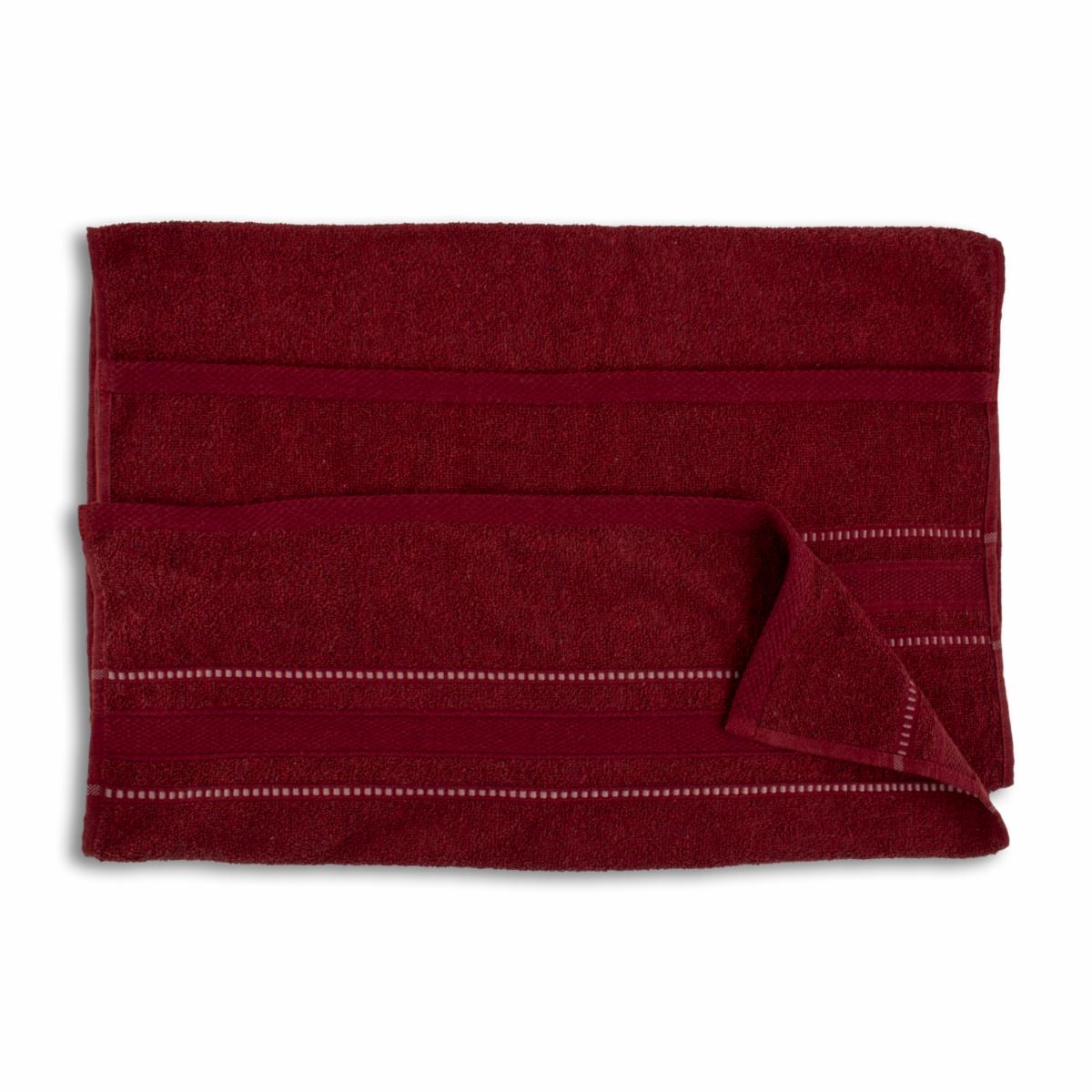 Toalla De Baño Diseño Albizu Vino CASAMIGA 120 X 50 Cm