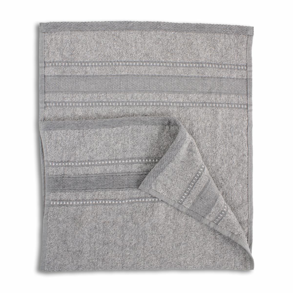 Toalla De Tocador Diseño Albizu Gris CASAMIGA 60 X 40 Cm