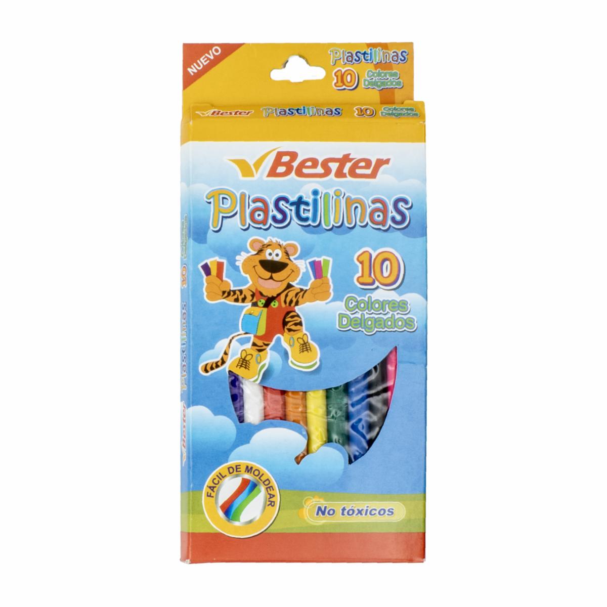Plastilina Delgada BESTER 1×10 Uds