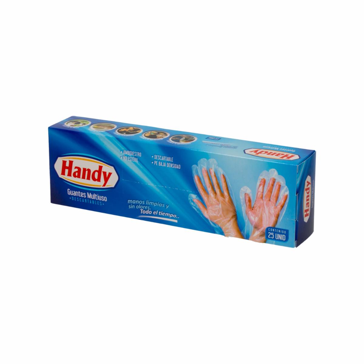Guante Descartable Multiusos HANDY X 25 Uds