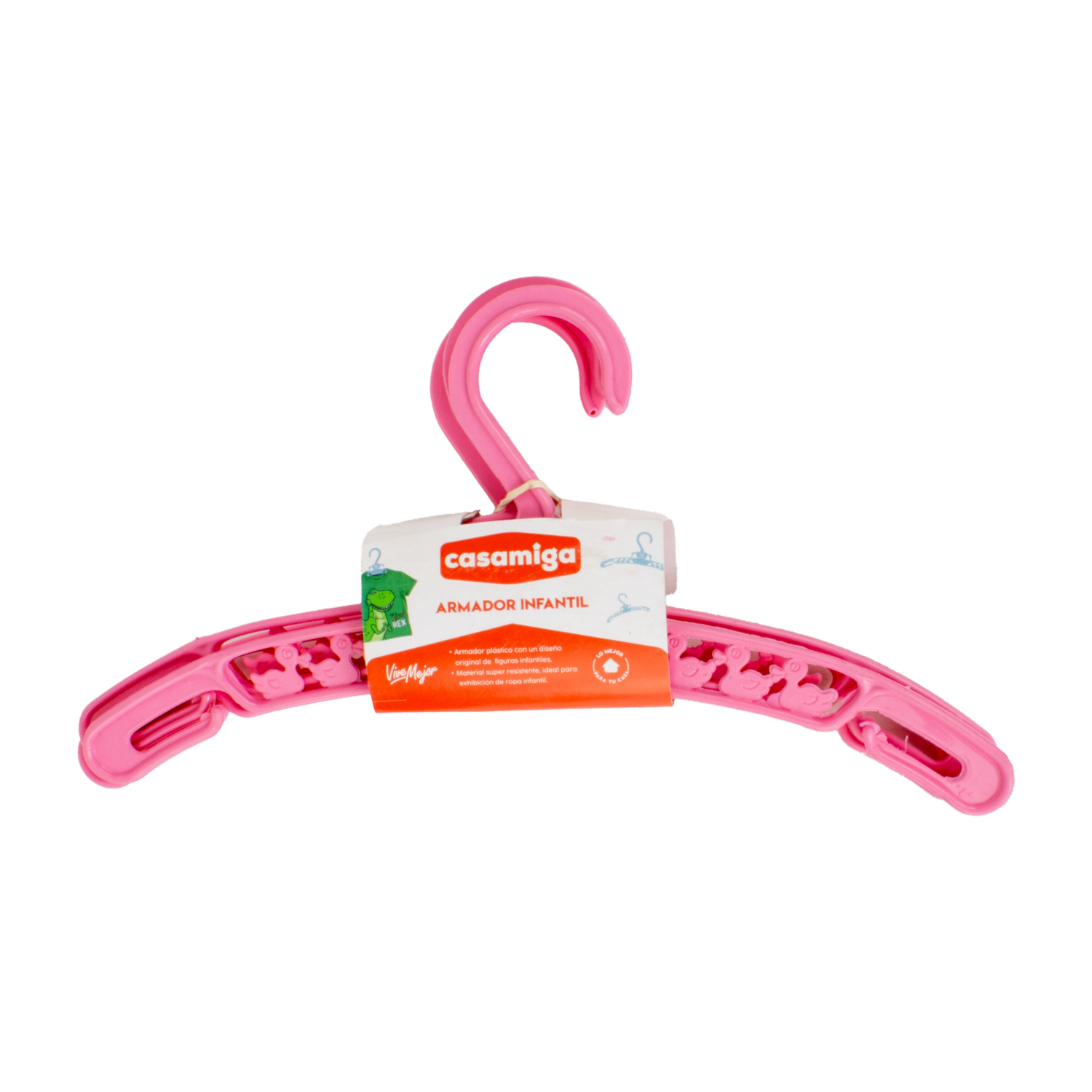 Armadores Infantiles Color Rosado CASAMIGA Unidad
