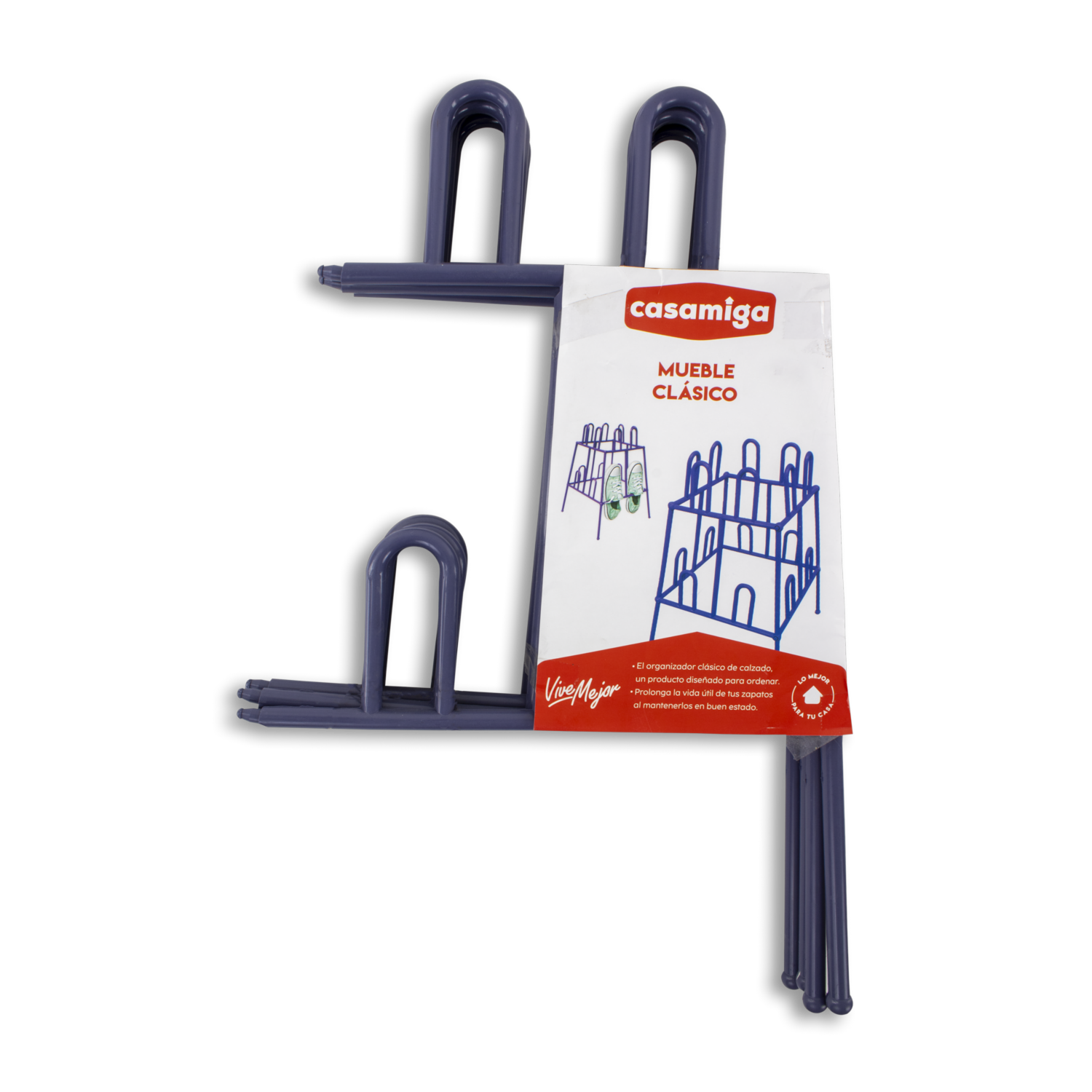 Organizador De Zapatos Color Violeta CASAMIGA Unidad