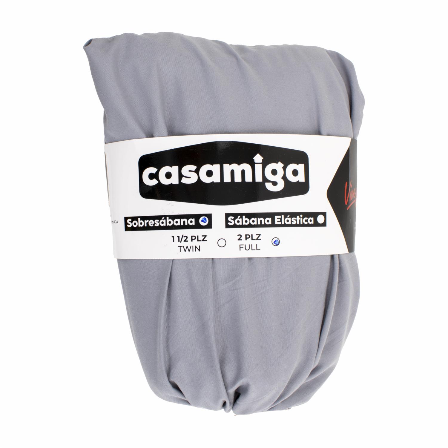 Sobre Sábana Gris CASAMIGA 2 Plazas