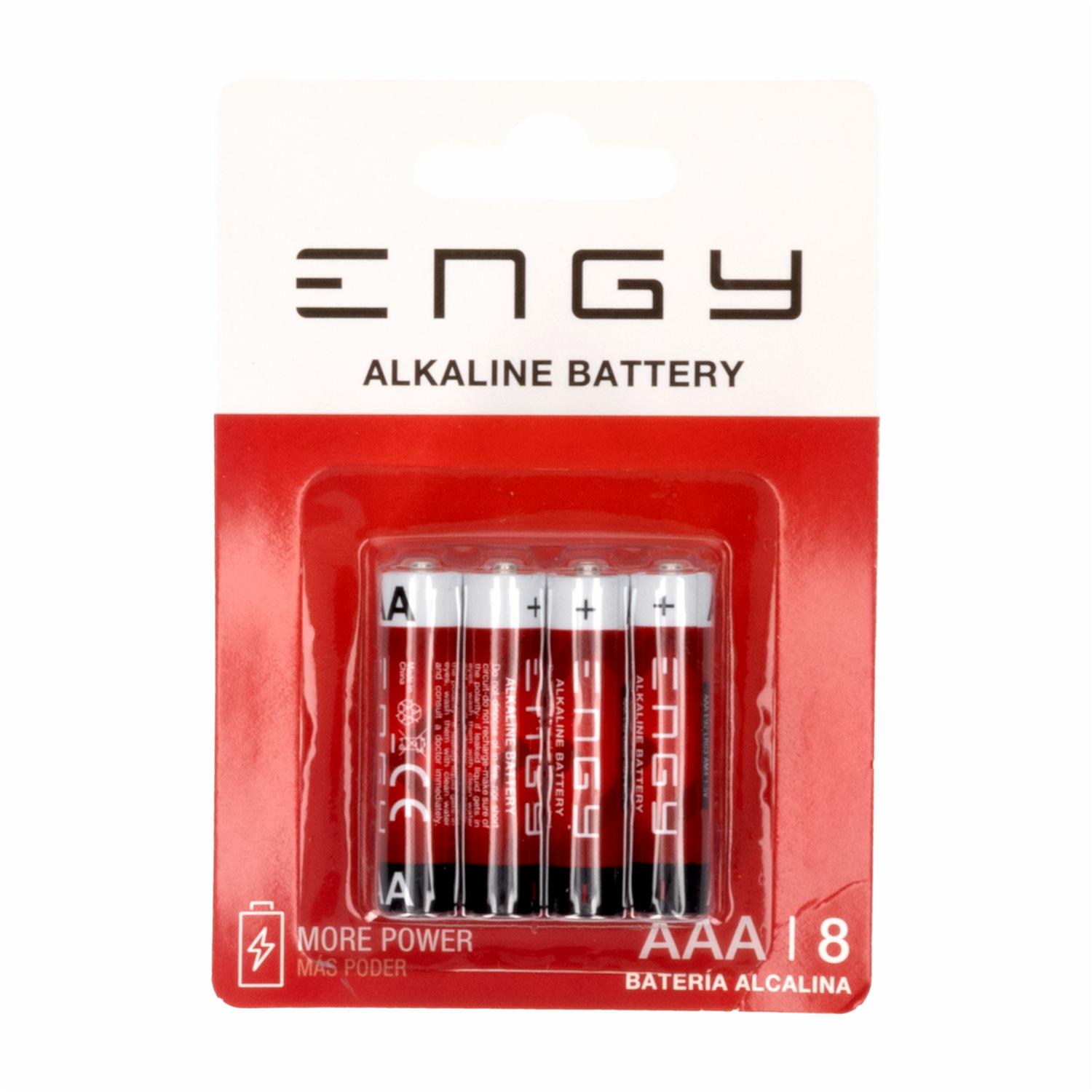 Pilas Alcalinas AAA ENGY X 8 Uds