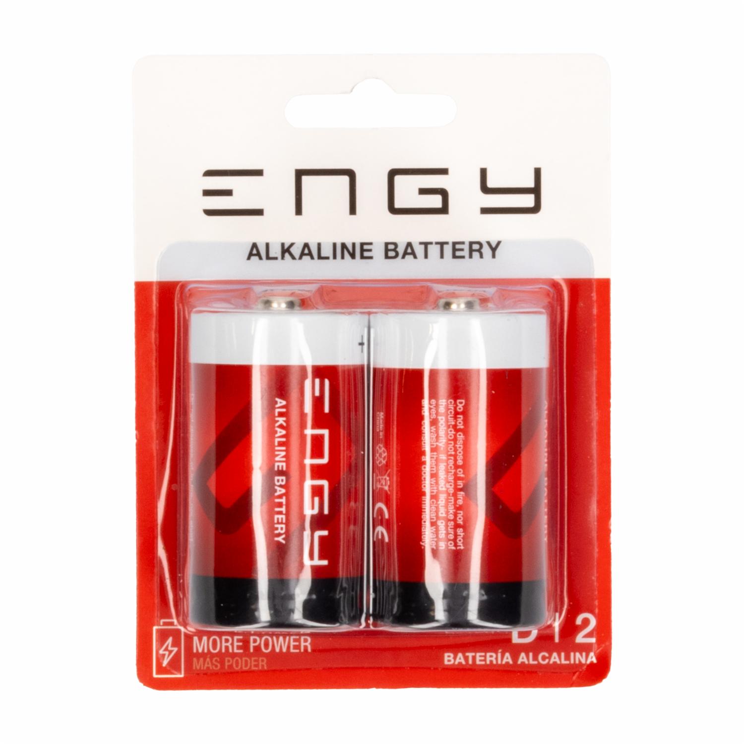 Pilas Alcalinas D ENGY X 2 Uds