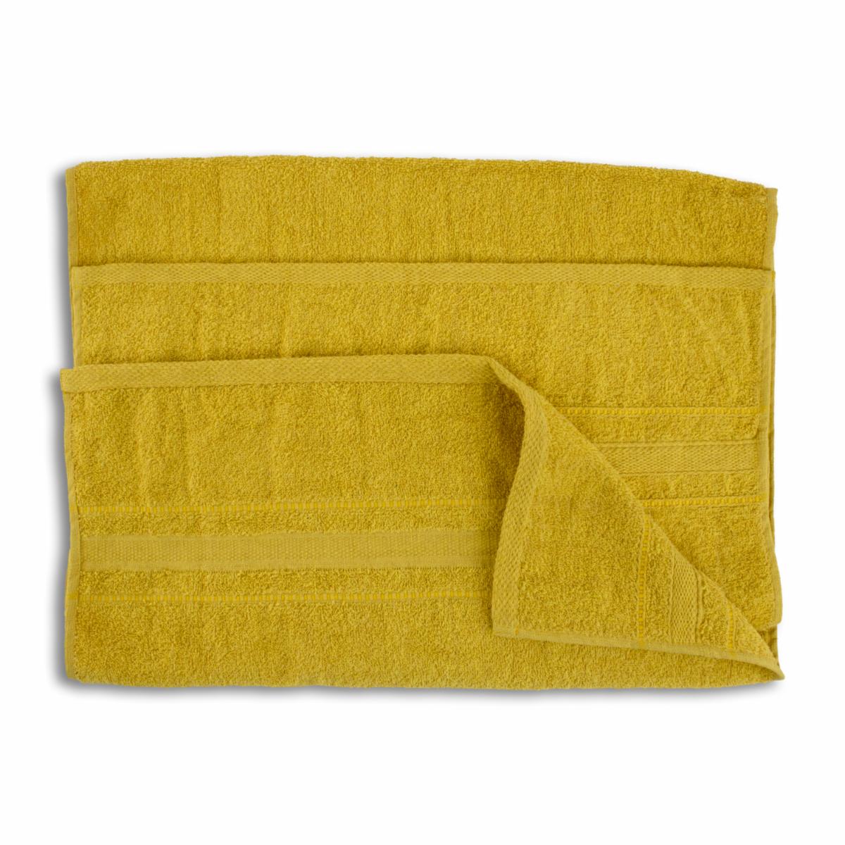 Toalla De Baño Diseño Albizu Amarillo CASAMIGA 120 X 50 Cm