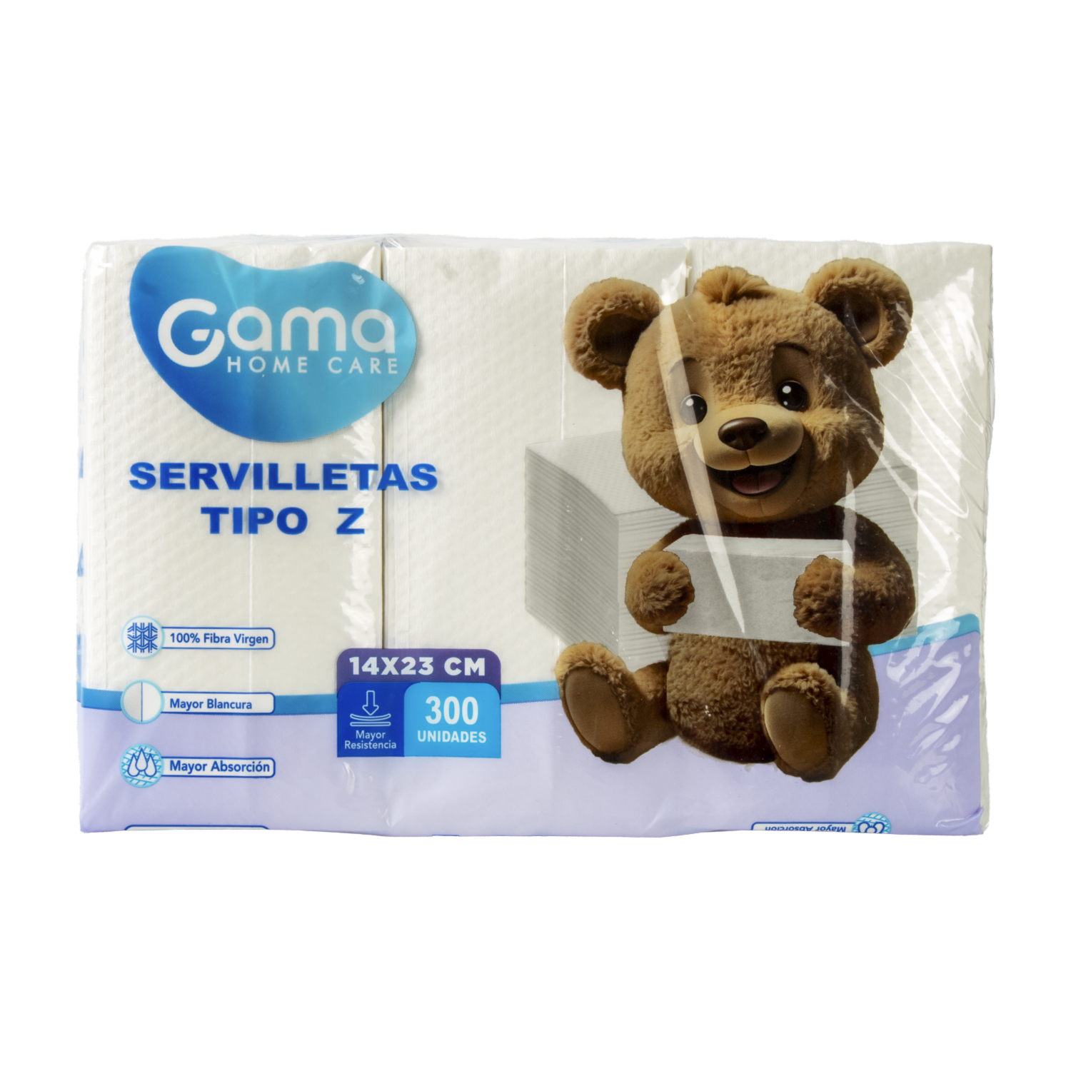 Servilleta En Z GAMA X 300 Uds