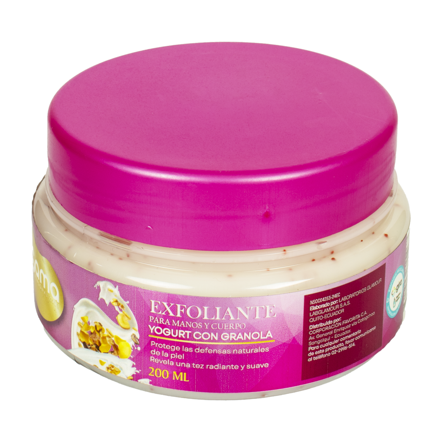 Exfoliante Corporal Yogurt Y Granola GAMA 200 Ml