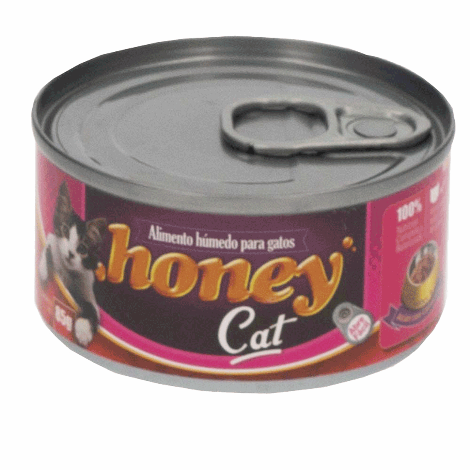 Alimento Húmedo Para Gatos Sabor Atún Y Camarón HONEY 85 G